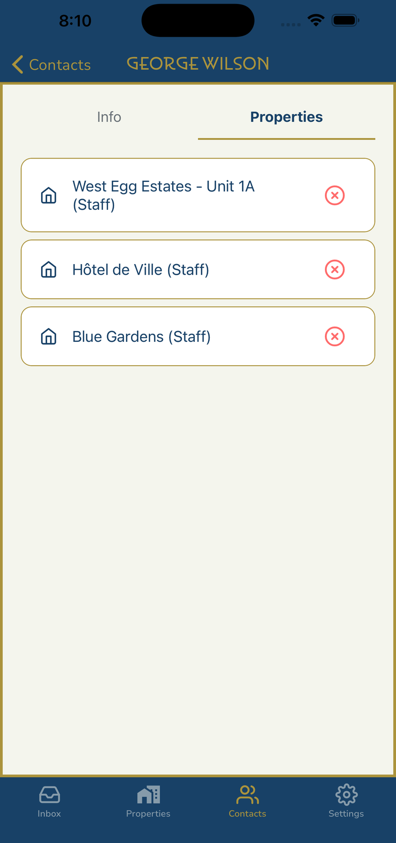 LINK CONTACTS TO LOCATIONS